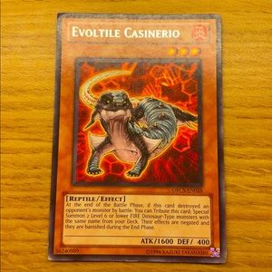 1996 evoltile casinerio orcs-en026 rare unlimited holographic yugioh card